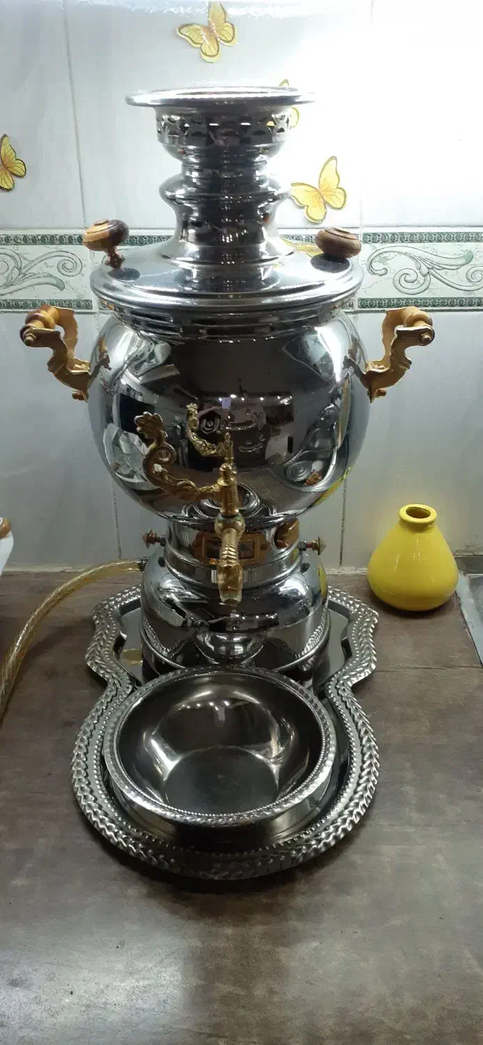 سماور گازسوز|سماور، چایساز، قهوهساز|مشکیندشت, |دیوار