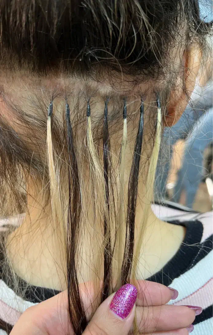 مدل ترمیم اکستنشن مو شاخه ای ۴ هزار تومن|خدمات آرایشگری و زیبایی|رشت, لاکانی|دیوار