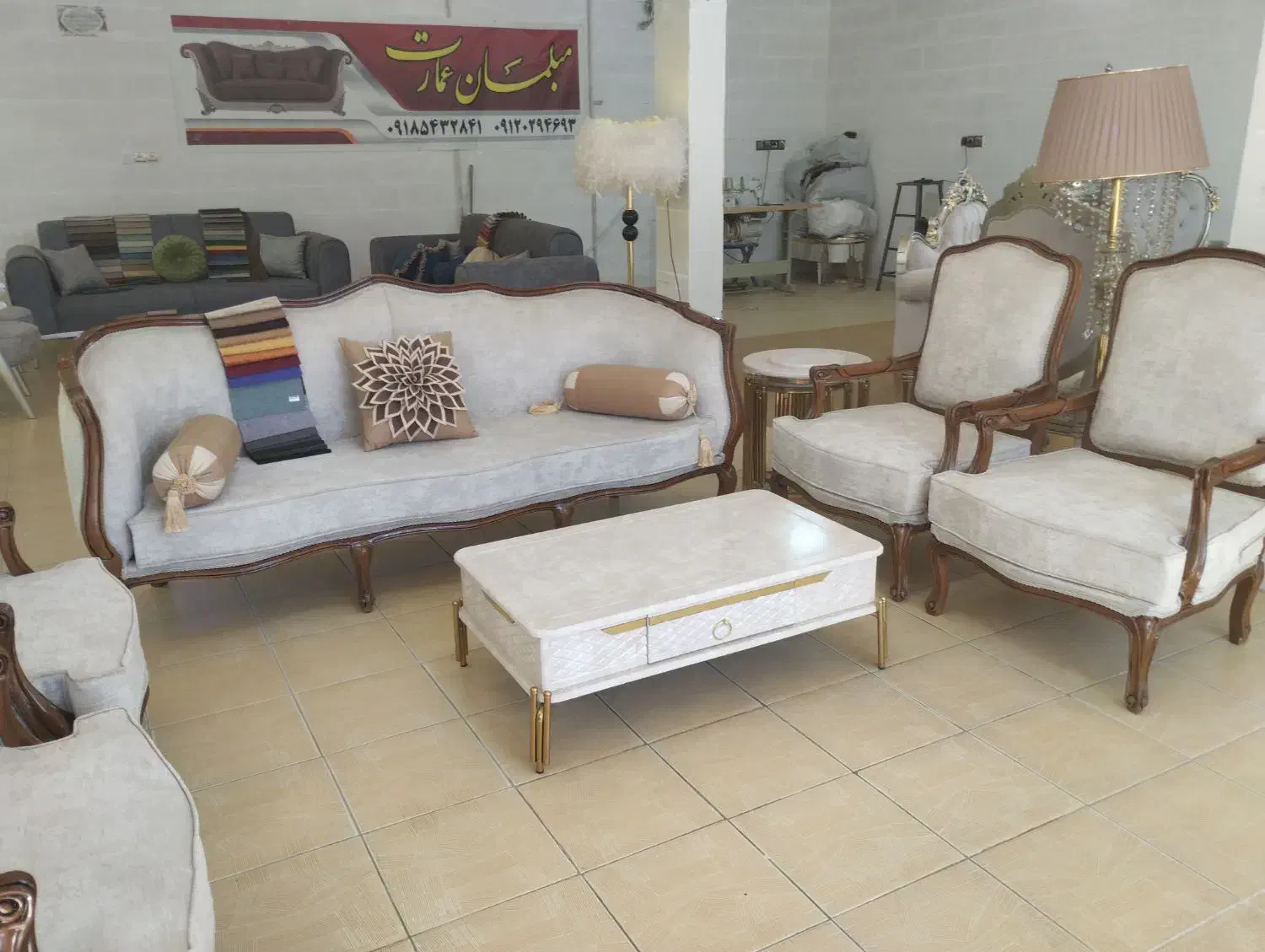 تولید انواع مبل کلاسک و فرانسوی.  سرویس خواب|مبلمان خانگی و میز عسلی|کنگاور, |دیوار