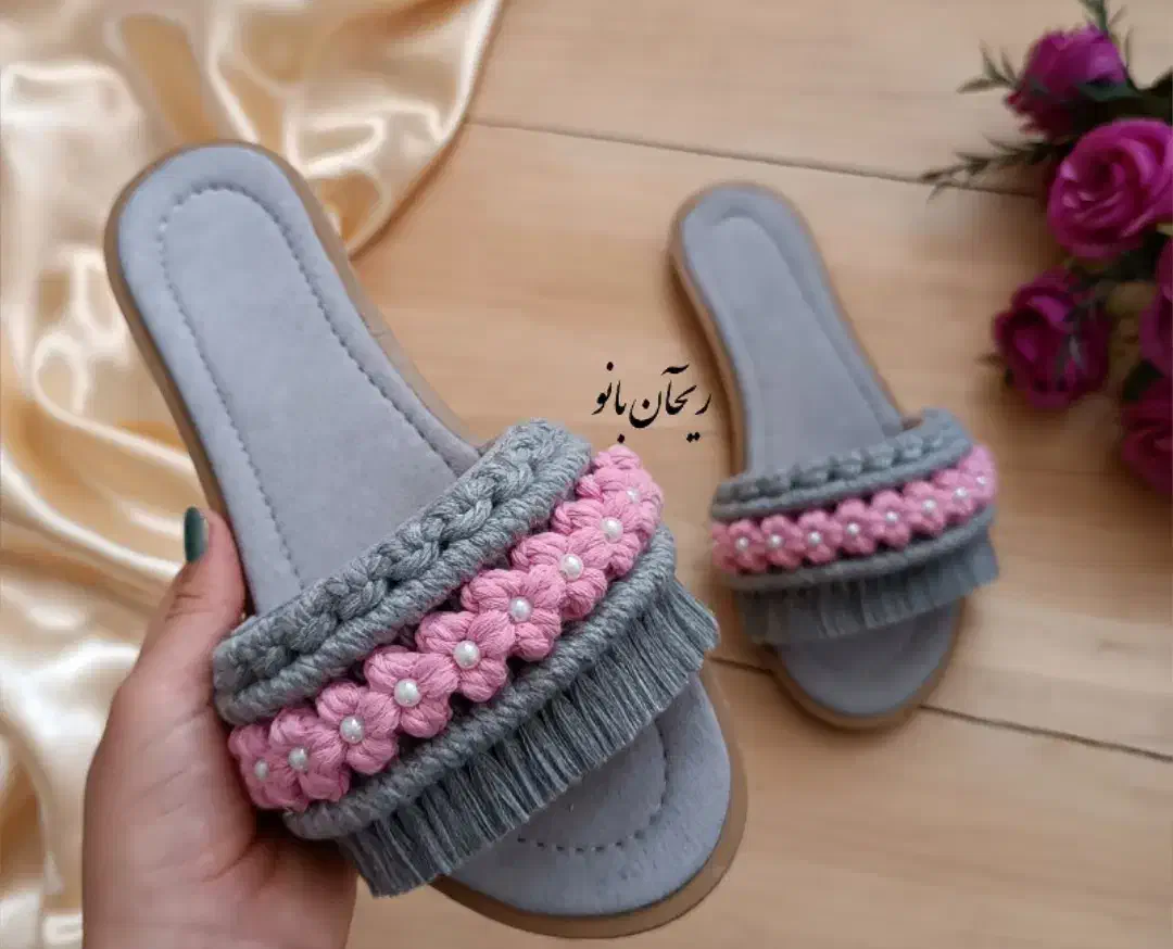 صندل مکرومه|کیف، کفش، کمربند|تربت جام, شهرک معلم|دیوار