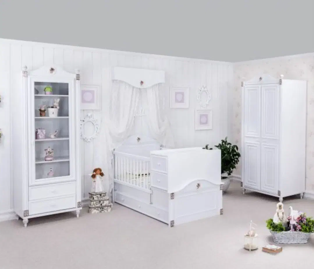 سرویس تخت و کمد اپادانا|تخت و صندلی بچه|تربت‌حیدریه, کاشانی|دیوار