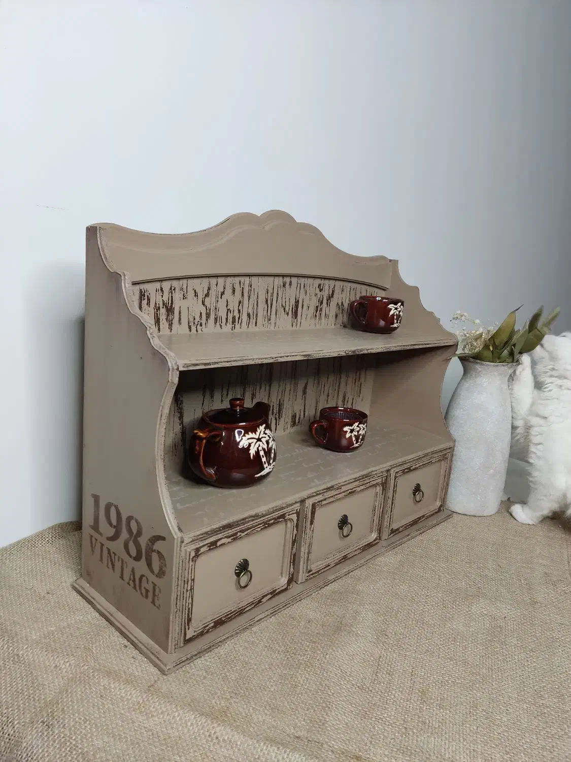 شلف رو میزی|کتابخانه، شلف، قفسه‌های دیواری|رشت, منظریه|دیوار