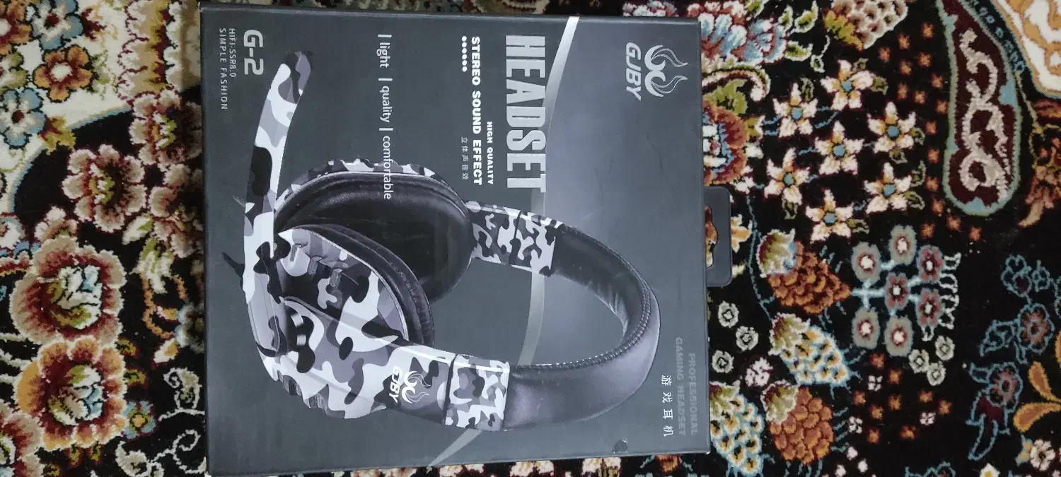 هدست گیمینگ سیمی GJBY مدل G-2|قطعات و لوازم جانبی رایانه|بجنورد, |دیوار