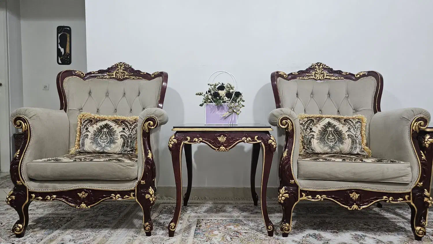 مبلمان ۹ نفره|مبلمان خانگی و میز عسلی|رباطکریم, رباطکریم|دیوار