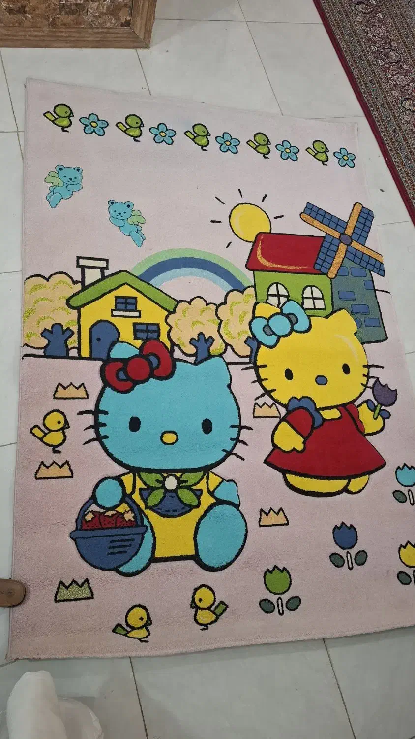 فرش اتاق بچه|فرش|ساری, |دیوار