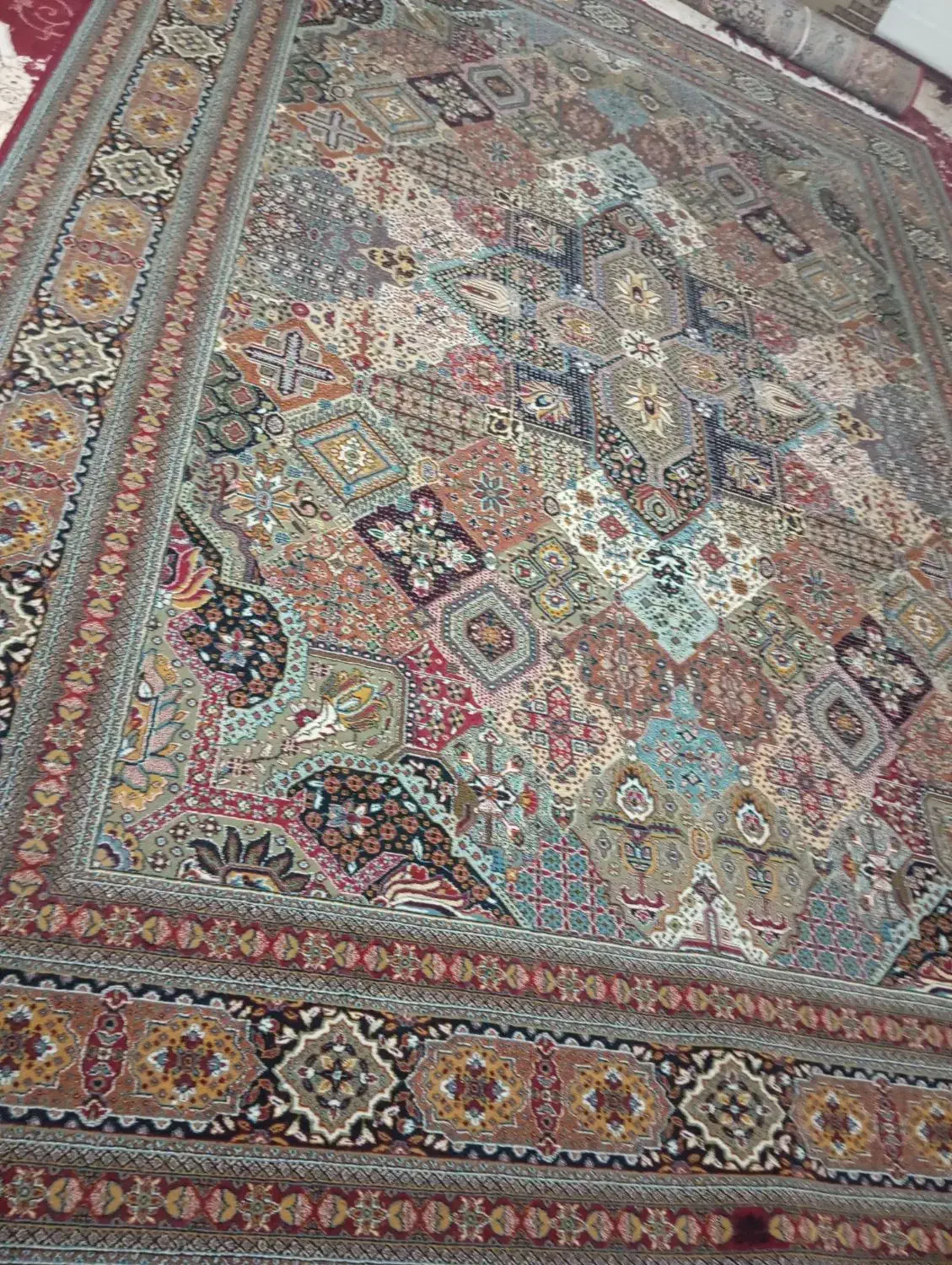 یک عدد فرش 9متری|فرش|اقبالیه, |دیوار