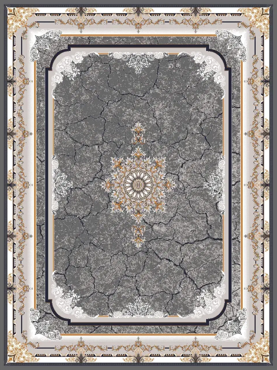 فرش قصر ایرانی ماهرخ کد ۱۲۳۰ نقد و اقساط متنوع|فرش|کرمان, |دیوار