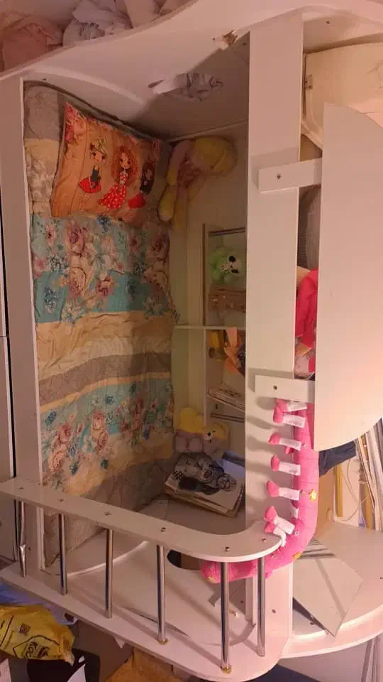 تختخواب دوطبقه فروش فوری|تخت و سرویس خواب|گلبهار, شهر جدید گلبهار|دیوار