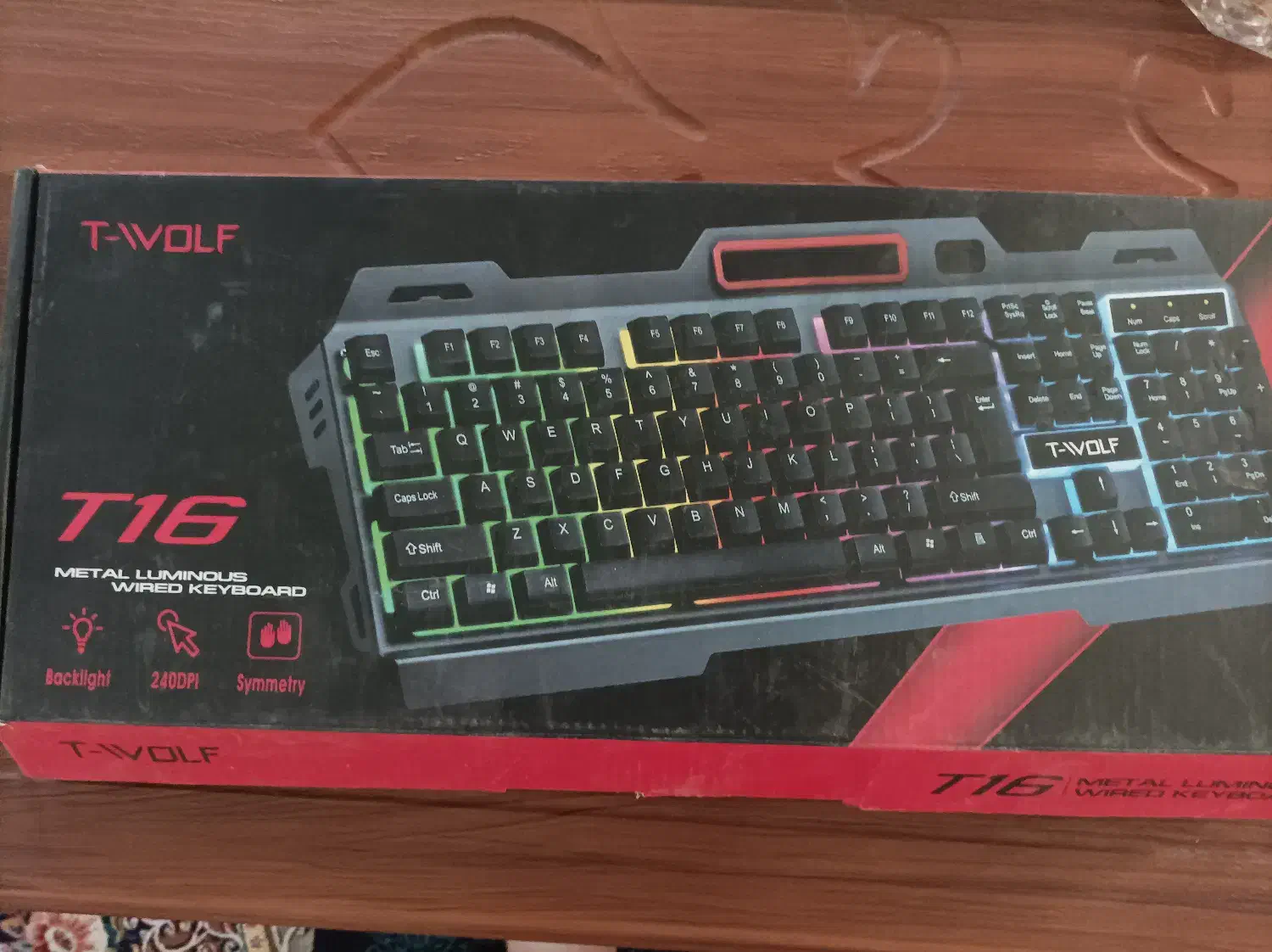 کیبورد گیمینگ rgb دار چند حالته|قطعات و لوازم جانبی رایانه|ابهر, |دیوار