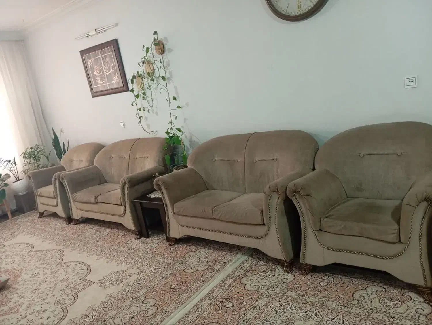 مبلمان 9نفره|مبلمان خانگی و میز عسلی|مشهد, کارگران|دیوار