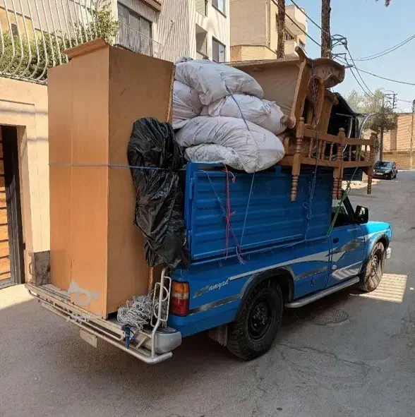 باربری اعتماد بار اثاث کشی با کارگر و نیسان وانت|خدمات حمل و نقل|خوی, |دیوار