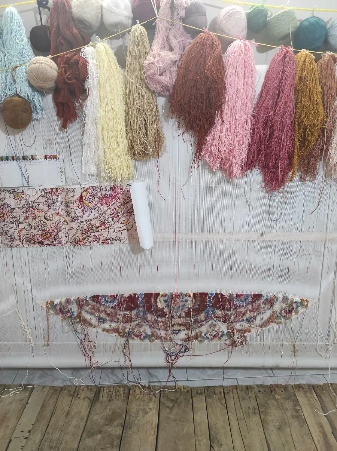 فرش دایره|فرش|تبریز, |دیوار