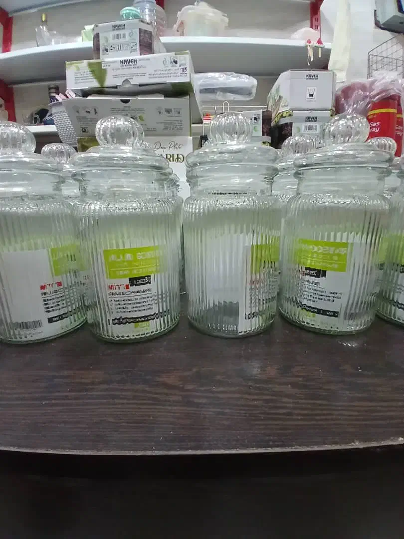 بانکه حبوبات شیشه ای|ظروف نگهدارنده، پلاستیکی، یک‌بارمصرف|بندر ماهشهر, |دیوار