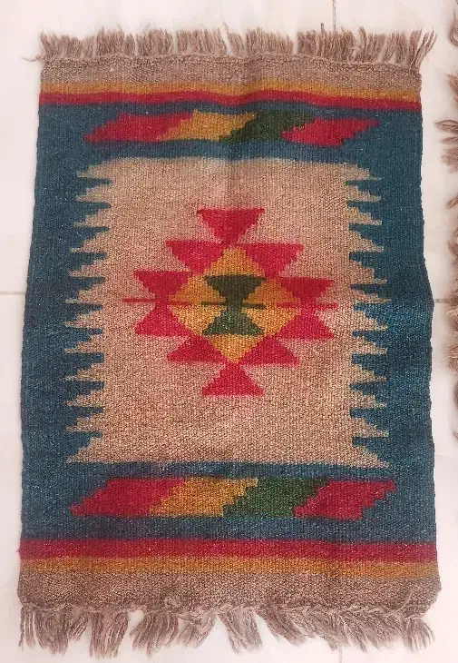 گلیم و پادری دستباف پشمی رنگ غیرطبیعی|گلیم، جاجیم، گبه|کرج, کوی امامیه|دیوار