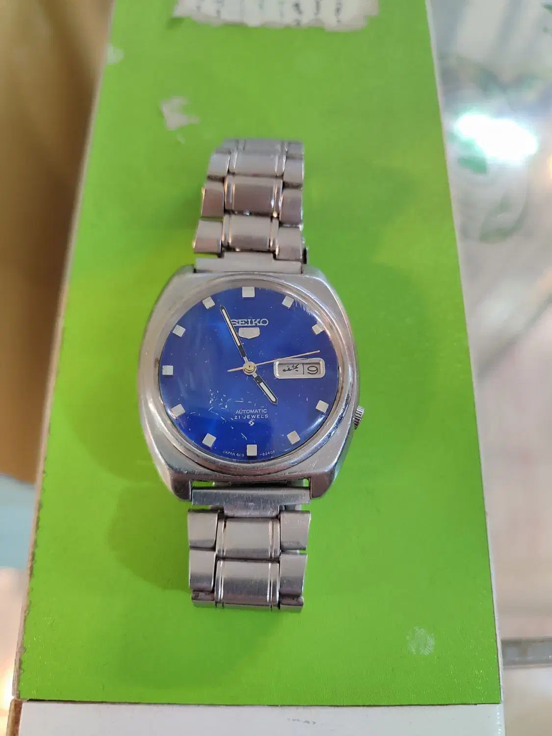 سیکو ۵ صفحه کاربنی اتوماتیک|ساعت|تبریز, |دیوار