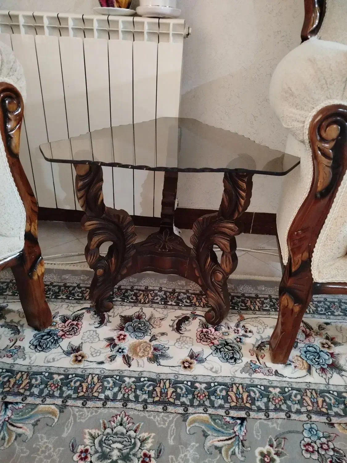 میز جلو مبلی و دو تا عسلی|مبلمان خانگی و میز عسلی|شهریار, شهرک شاهد|دیوار