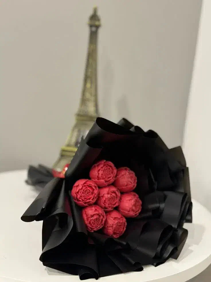 دسته گل شمع ولنتاین|گل مصنوعی|قم, شهید صیاد شیرازی|دیوار