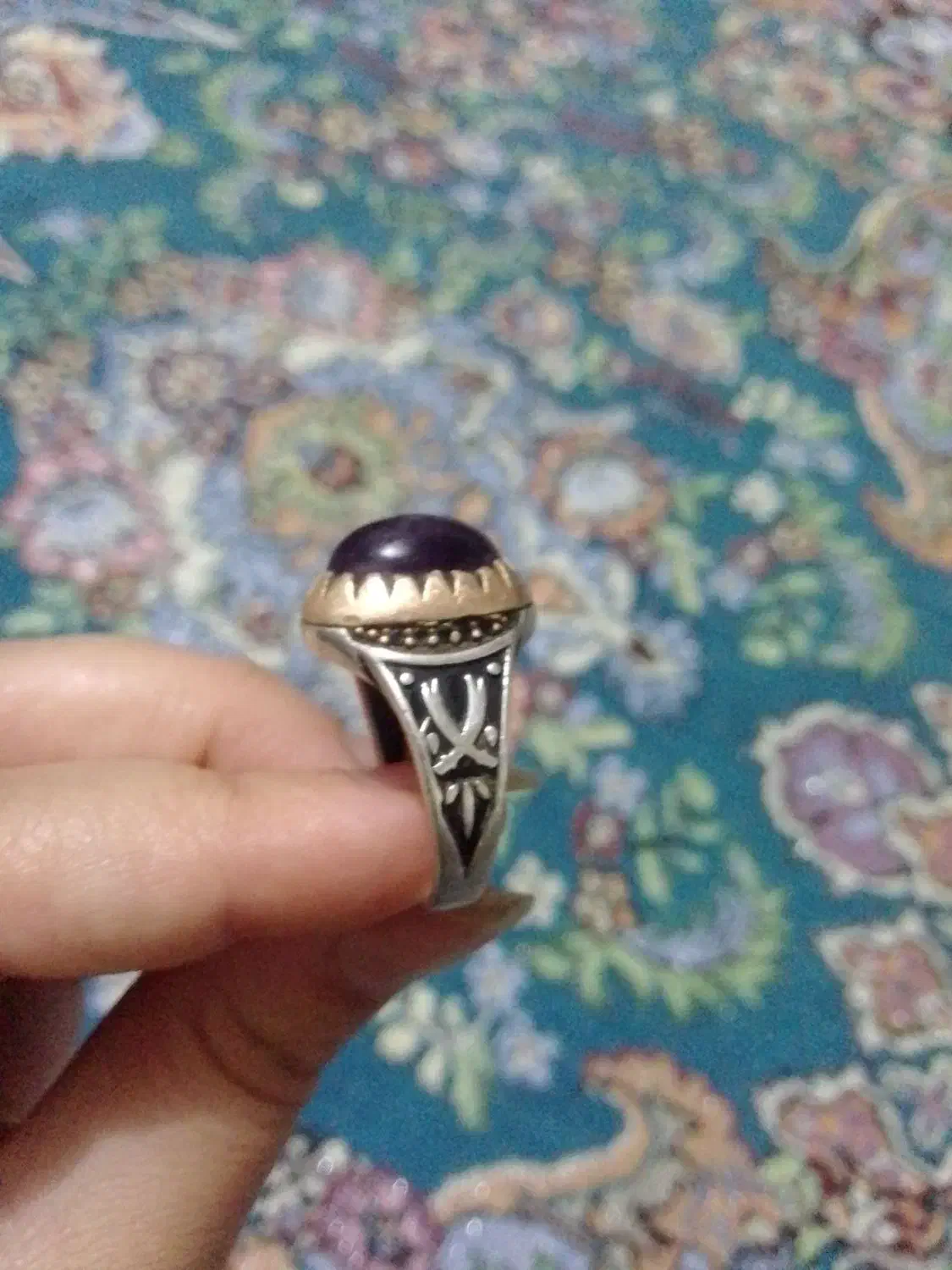 انگشتر امیتیست 925|جواهرات|لنجان, |دیوار