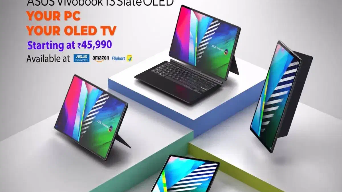 لپ‌تاپ هیبریدی Asus Vivobook Slate تمیز|رایانه همراه|قم, شهرک سازمان آب|دیوار