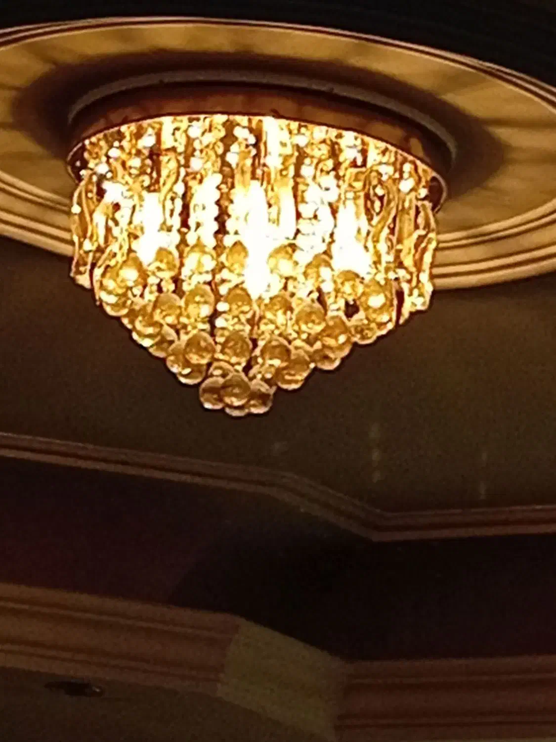 لوستر 50 سانت کریستالی|لوستر و چراغ آویز|مشهد, شهرآرا|دیوار