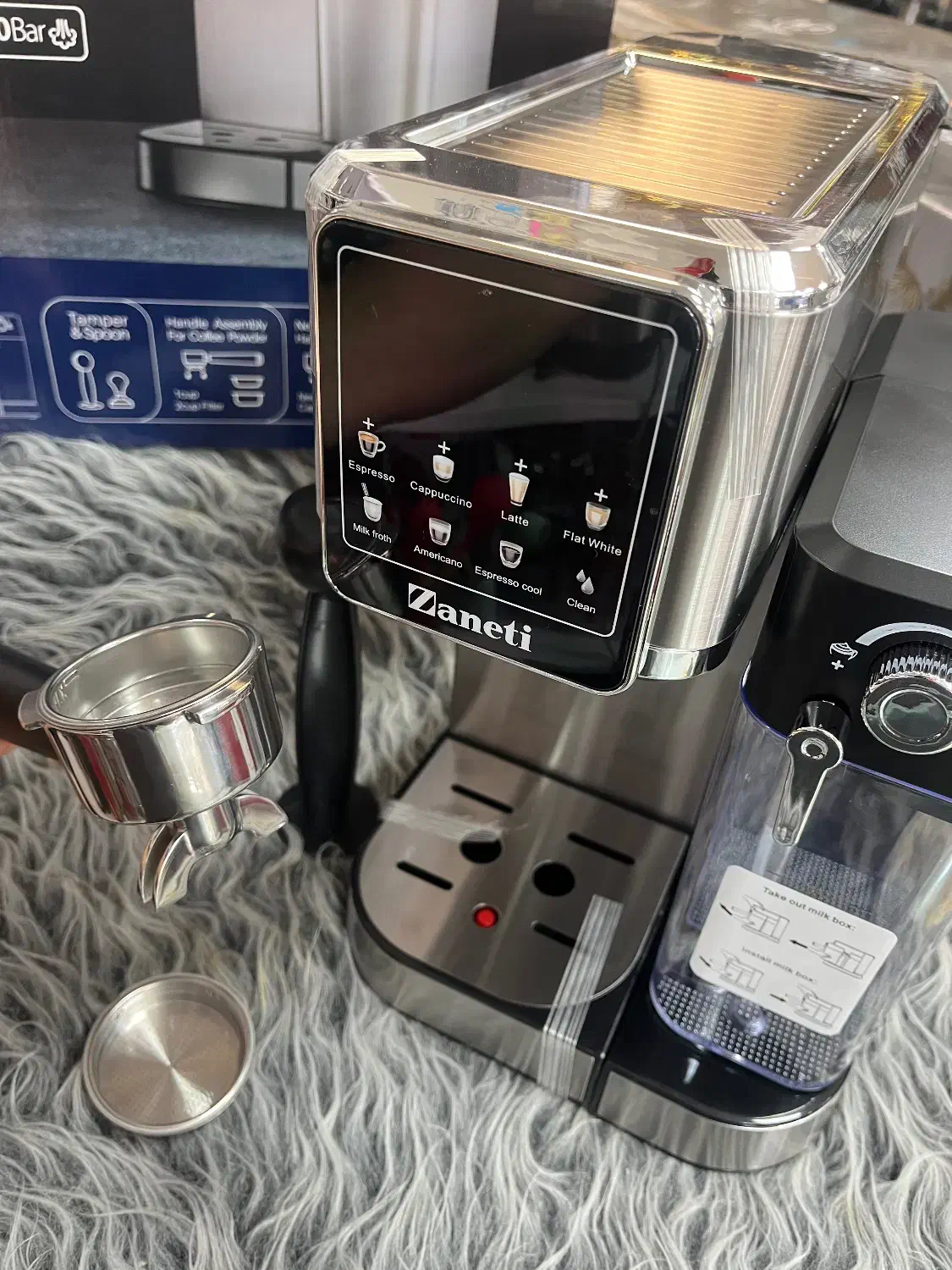 اسپرسوساز مخزن شیردار زانتی / اسپرسو ساز اتومات|سماور، چایساز، قهوهساز|تهران, تهرانپارس شرقی|دیوار