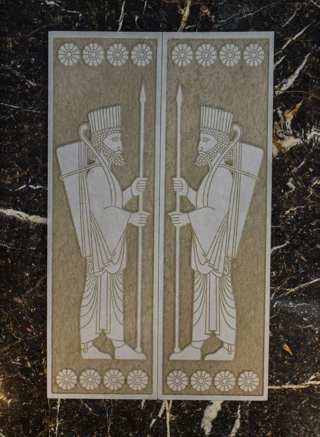 کتیبه سنگی،گل سنگی،گلدان (فقط سنگ طبیعی)|صنایع دستی و سایر لوازم تزئینی|ری, شهید بهشتی|دیوار