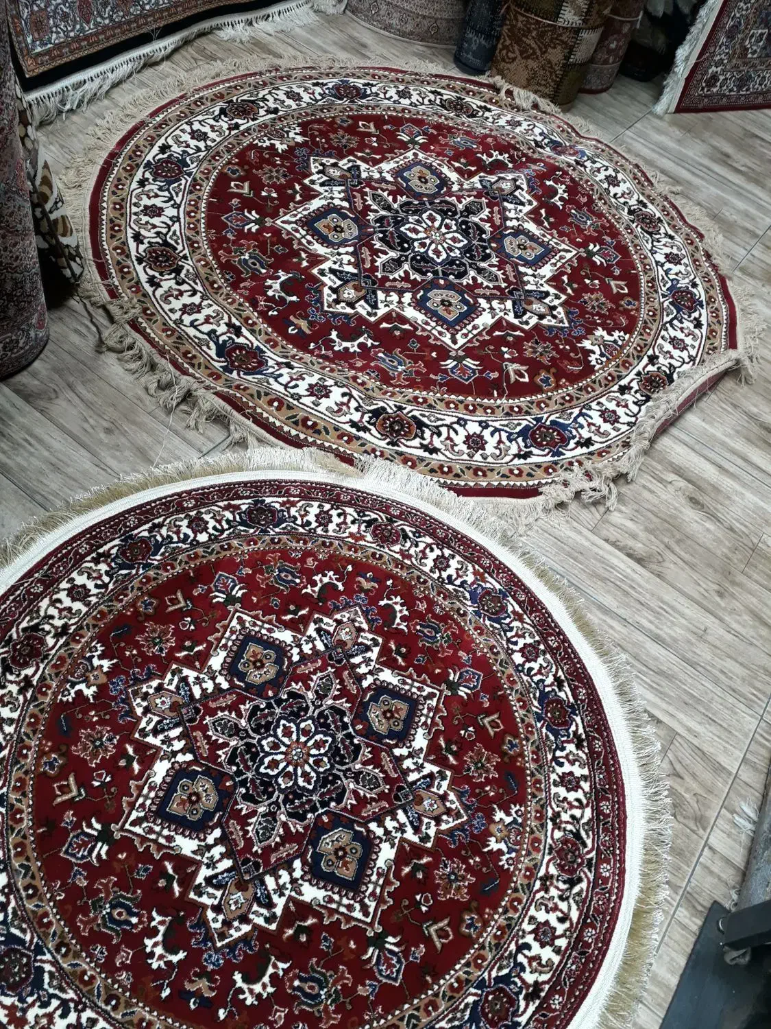 فرش آشپزخانه هریس دایره مارک بوستان ۱۵۰×۱۵۰|فرش|تبریز, |دیوار