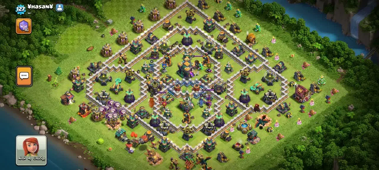 اکانت و کلن کلش آف کلنز|کنسول، بازی ویدئویی و آنلاین|قم, شهرک فاطمیه|دیوار