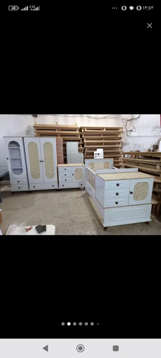 سـت تـخت و کـمد نوزاد و نوجوان اقساطی  بدون سود|تخت و صندلی بچه|تهران, شهرک استقلال|دیوار