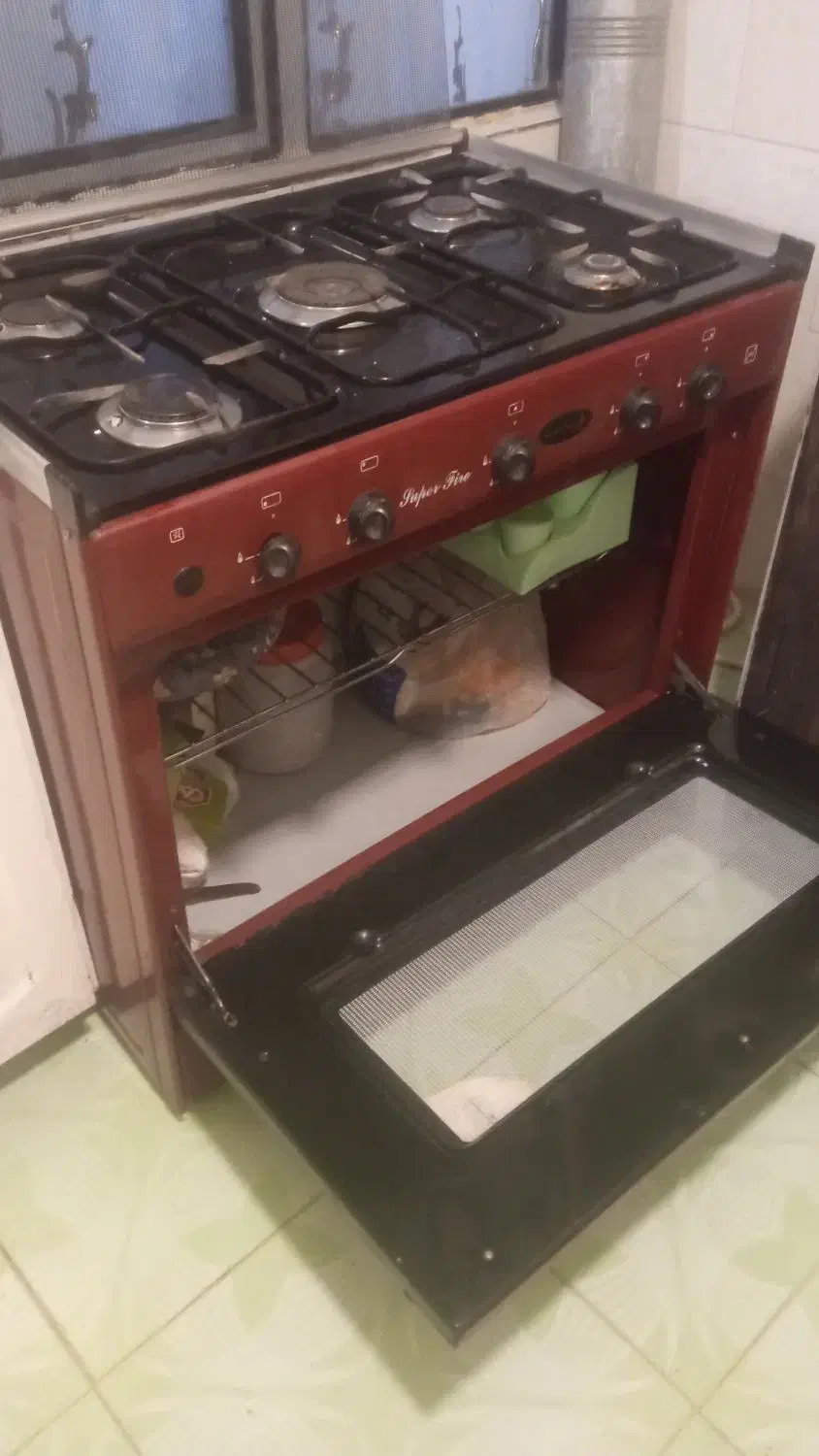 اجاق گاز 5شعله عتیقه|کلکسیون اشیاء عتیقه|کرمانشاه, |دیوار