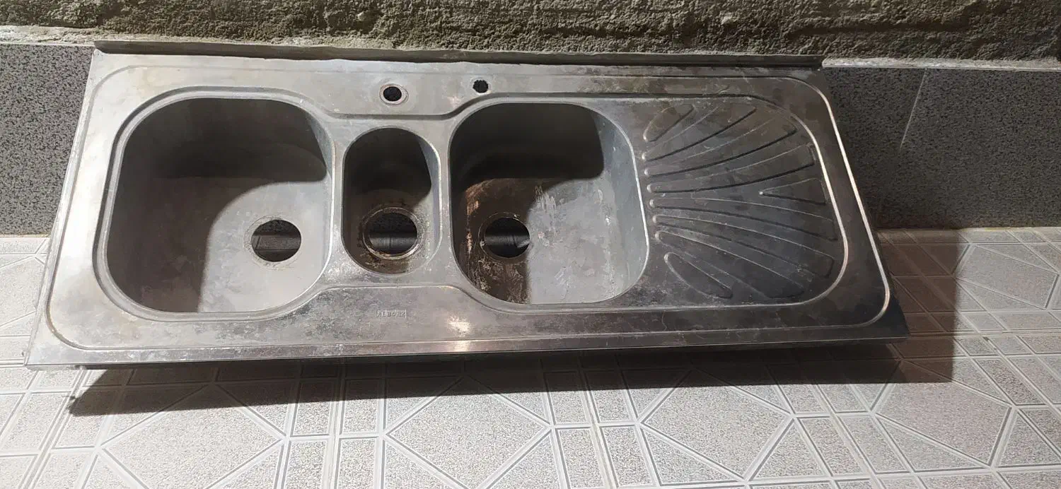 سینک ظرفشویی|آب‌چکان و نظم‌دهنده ظروف|جهرم, |دیوار