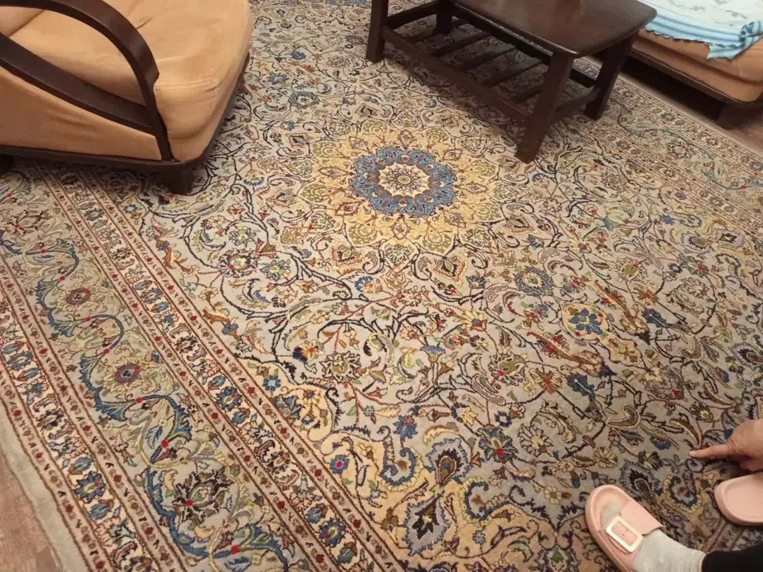 فرش دست بافت کاشمر ۹ متری|فرش|کرج, عظیمیه|دیوار