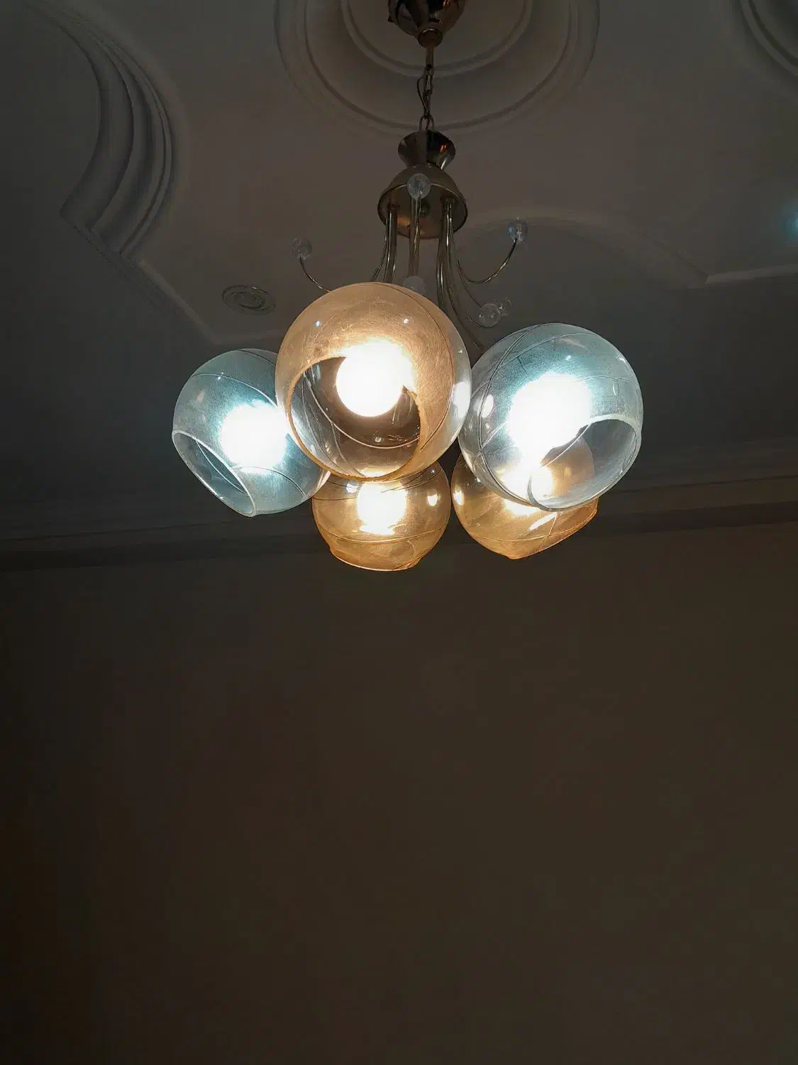 لوستر ۵شاخه|لوستر و چراغ آویز|گرگان, |دیوار