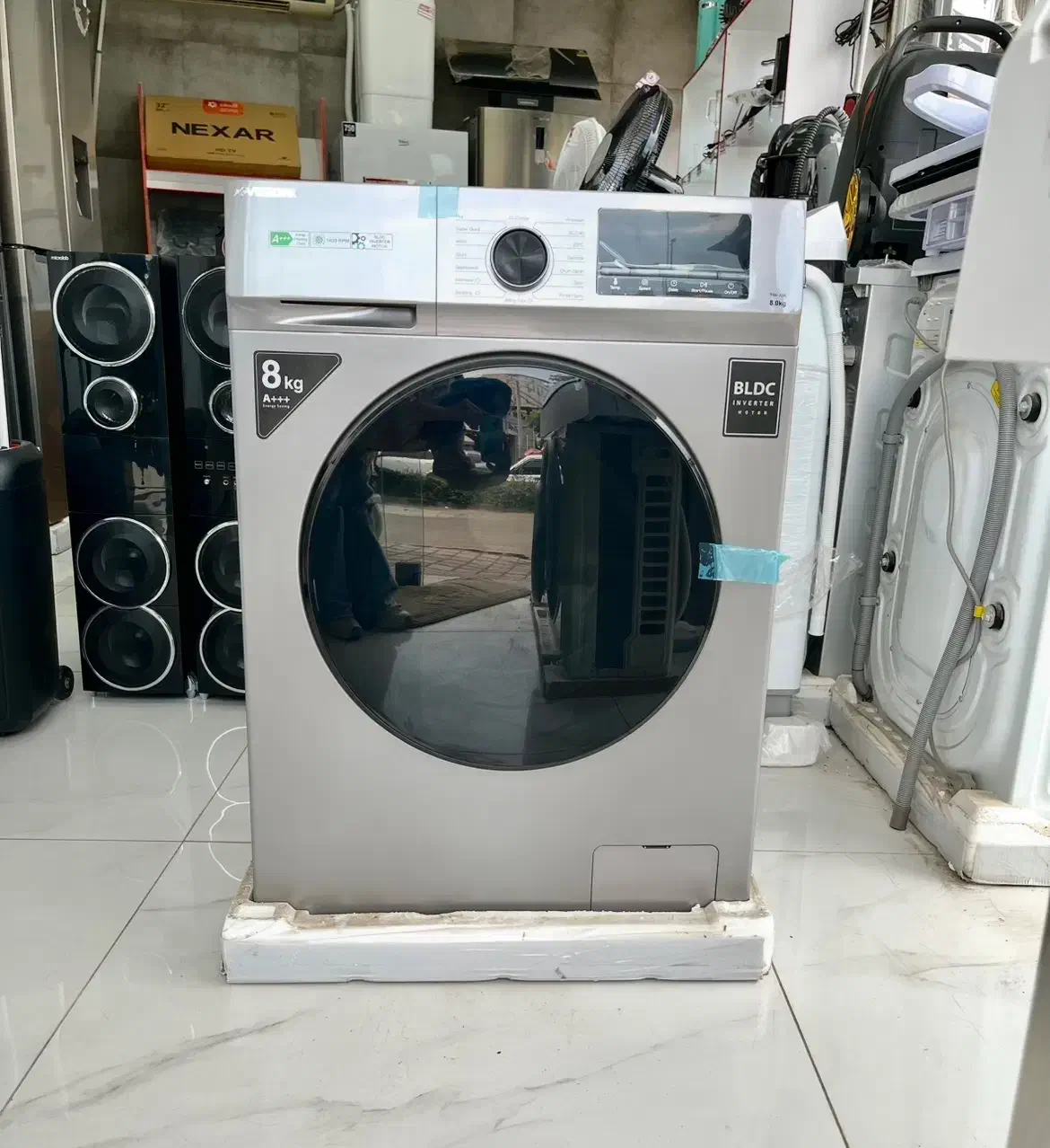 لباسشویی هشت کیلویی ایکس ویژن مدلTG82اقساط۱۲ماه|ماشین لباسشویی و خشک‌کن لباس|رشت, یخسازی|دیوار