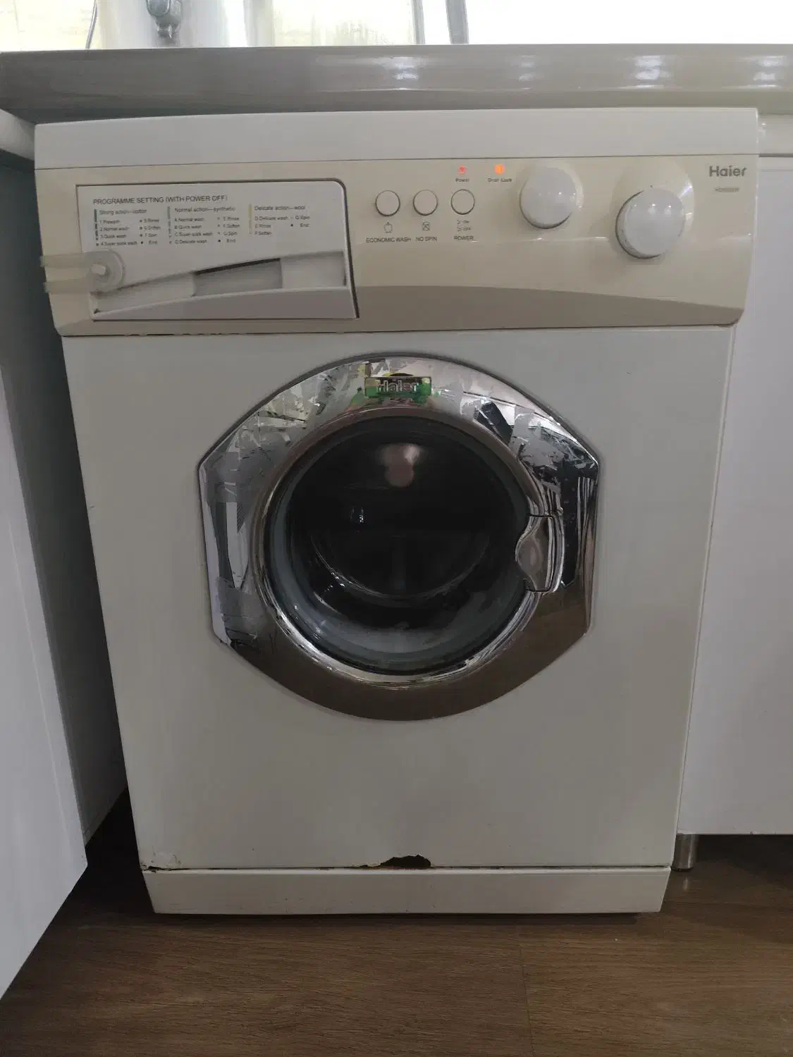 ماشین لباسشویی 5کیلویی haier|ماشین لباسشویی و خشککن لباس|بندر ماهشهر, |دیوار