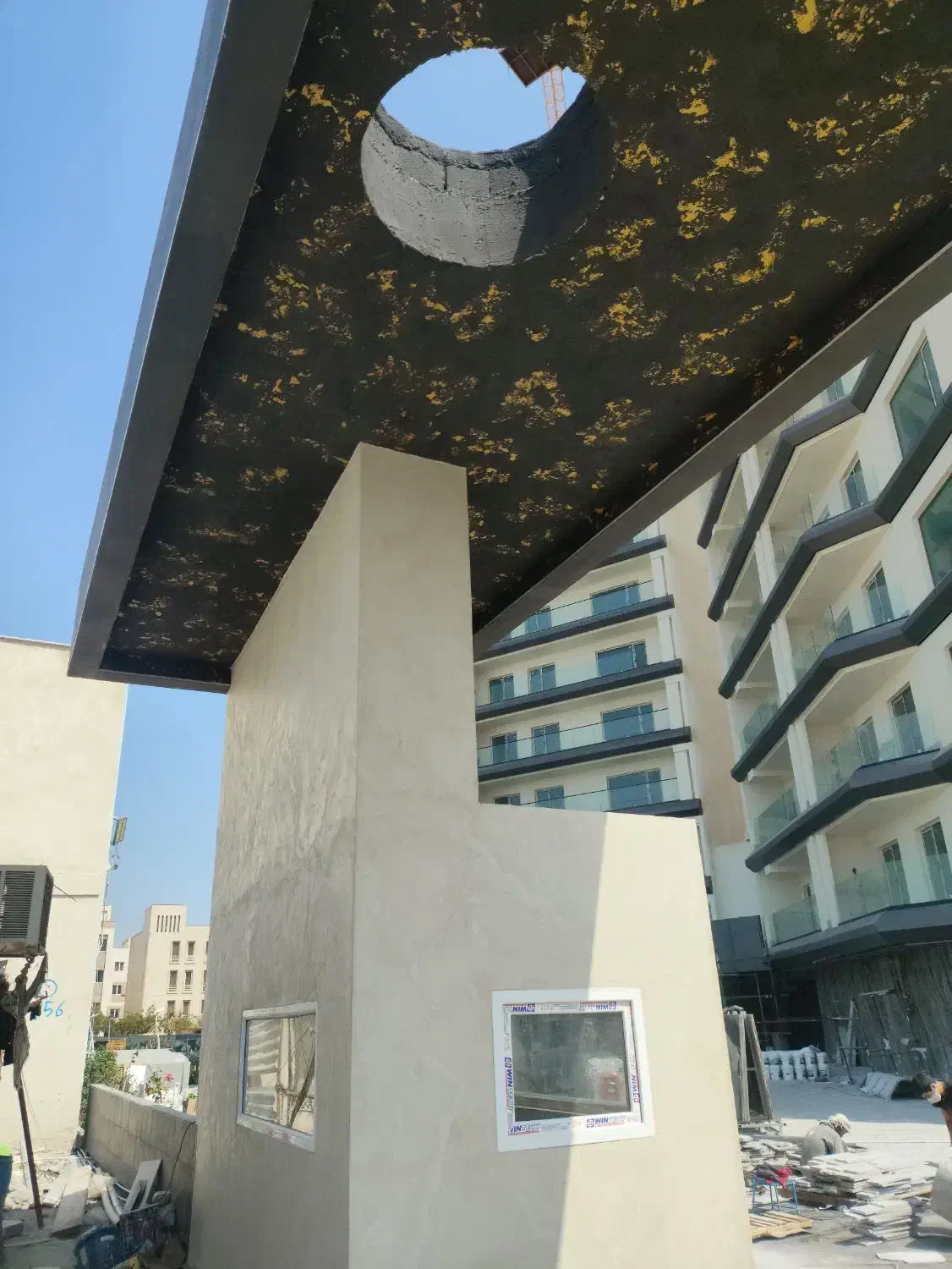 نقاشی ساختمان .میکروسمنت|خدمات پیشه و مهارت|کیش, |دیوار