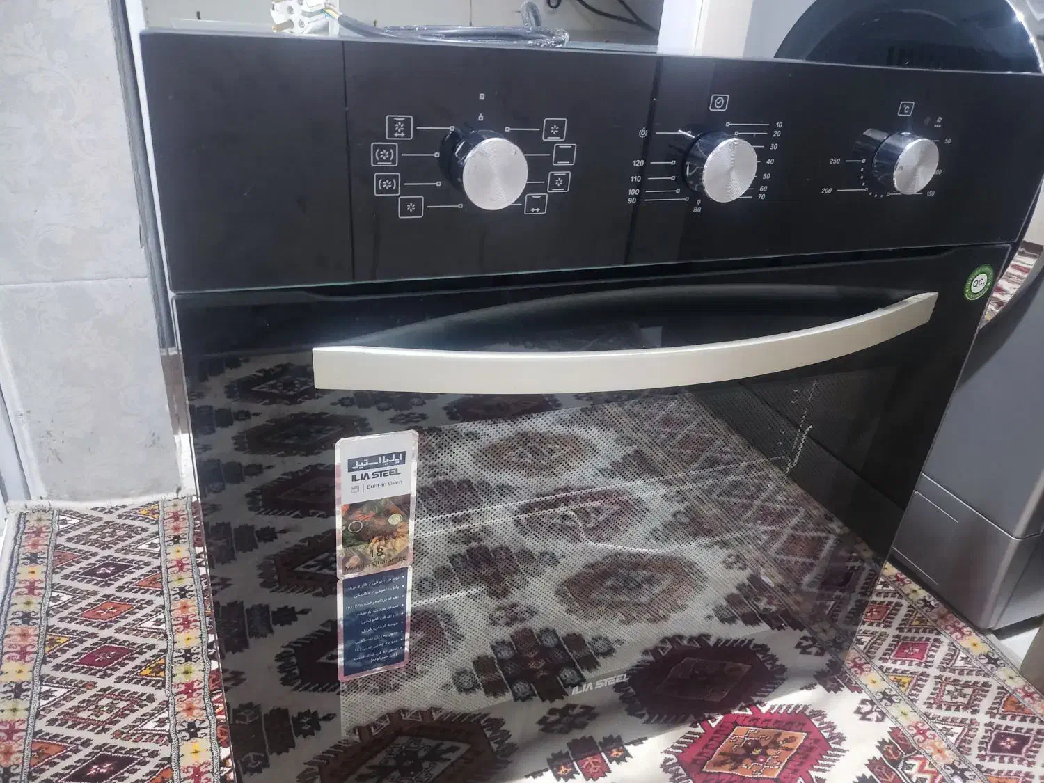 فر برقی تمام شیشه ای ایلیا استیل|اجاق گاز و لوازم برقی پختوپز|بندر ترکمن, |دیوار