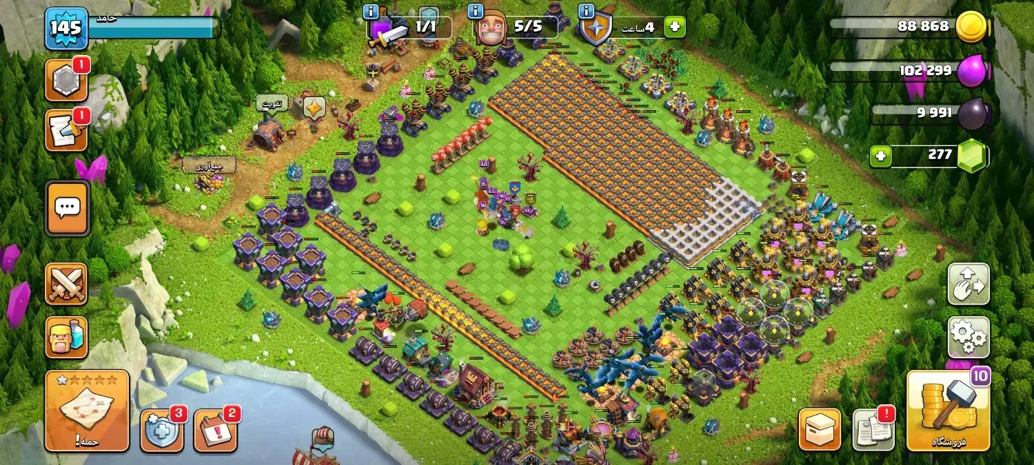 اکانت کلش آف کلنز تان 15|کنسول، بازی ویدئویی و آنلاین|شیروان (خراسان), |دیوار