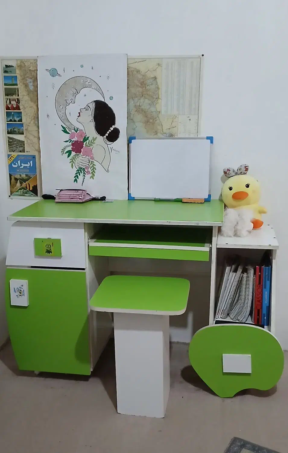 میز تحریر|میز تحریر و کامپیوتر|هشتگرد, شهرک وحدت|دیوار