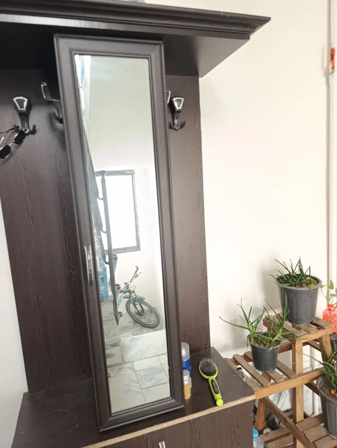 جاکفشی آینه و جالباسی دار|جاکفشی، کمد، دراور|مشهد, رضاشهر|دیوار