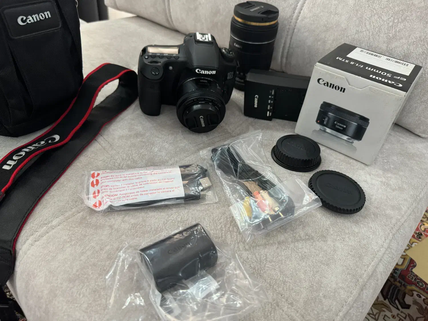 دوربین کنون 60D حرفه ای در حد نو|دوربین عکاسی و فیلم‌برداری|تهران, دستغیب|دیوار