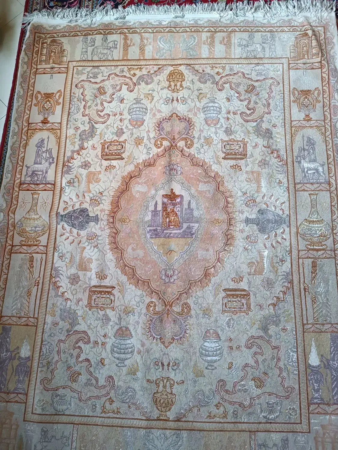 فروش تعداد چهار فرش دستبافت تبریز و عشایر|فرش|شهریار, شهریار|دیوار