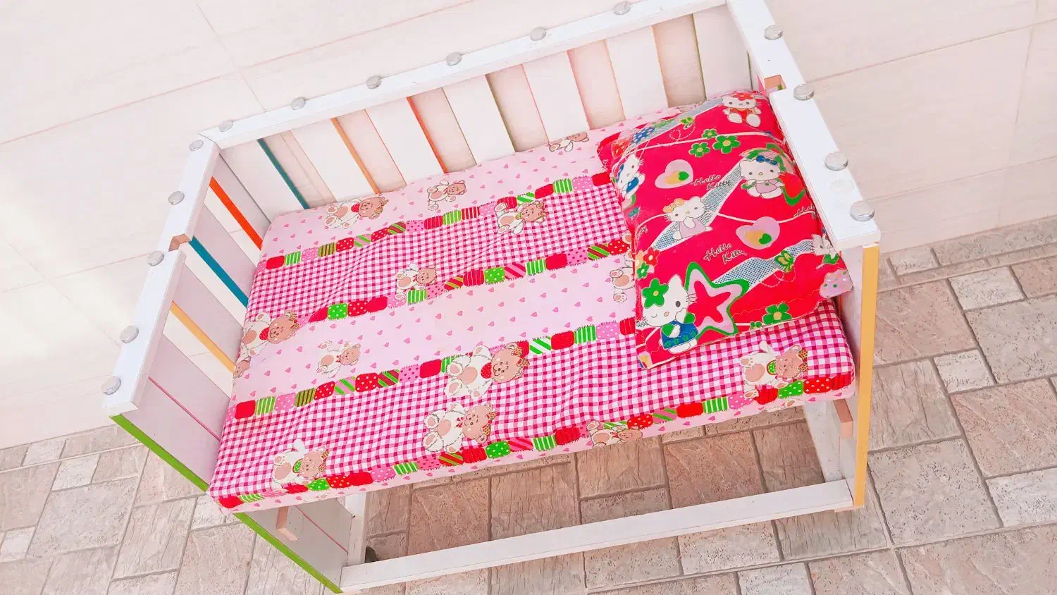 فروش تخت نوزاد کنار مادر تمیز درحد نو|اسباب و اثاث بچه|بندر کنگان, |دیوار