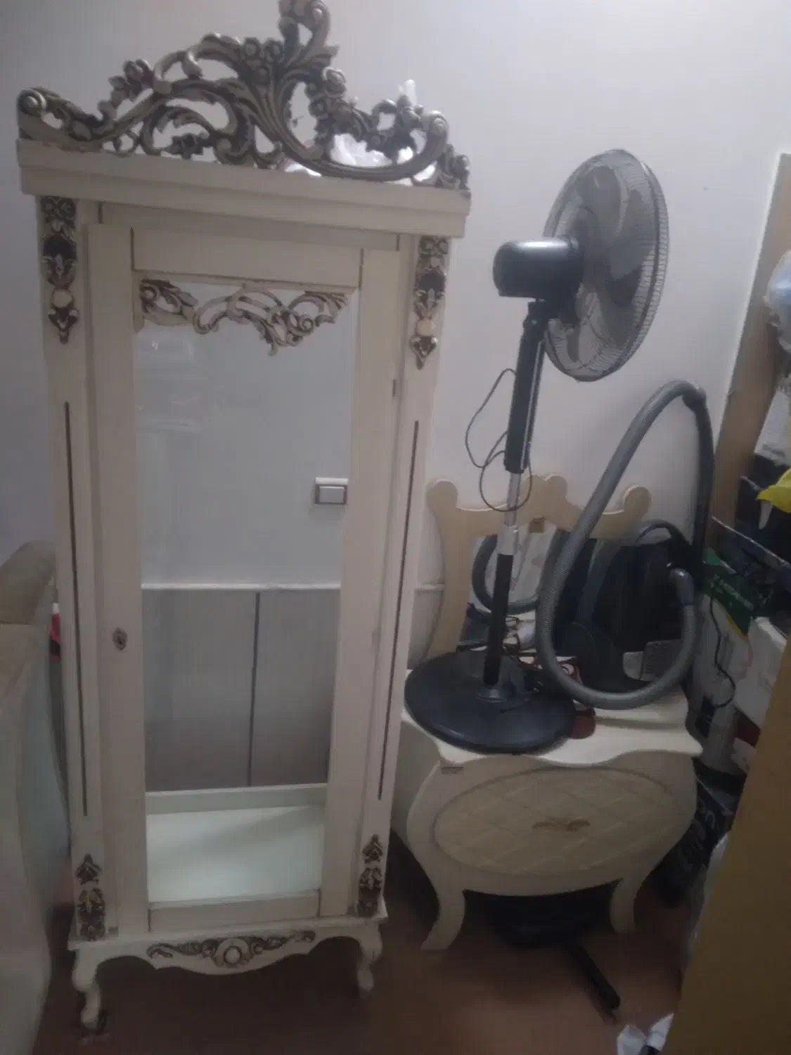 بوفه چوبی|بوفه، ویترین، کنسول|نیشابور, گنبد سبز|دیوار