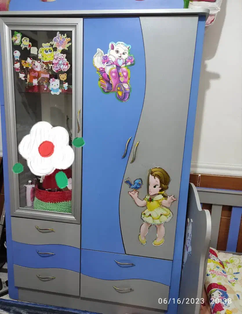 تخت و کمد کودک|تخت و سرویس خواب|شیراز, پشم شیشه|دیوار