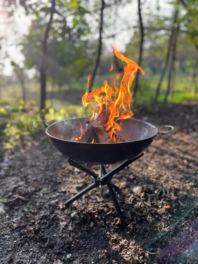 اتشدان مینی سه پایه|کوهنوردی و کمپینگ|بابل, |دیوار