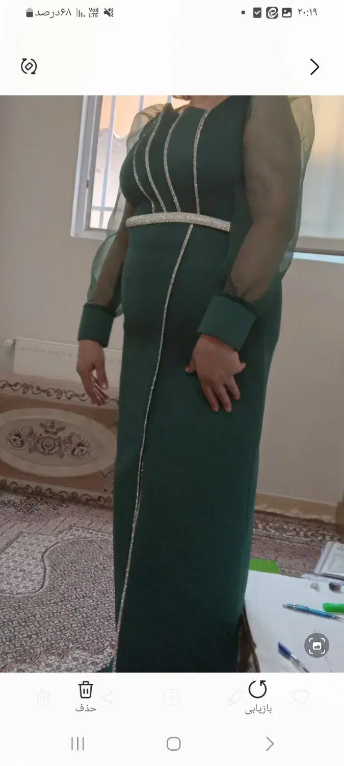 پیراهن مجلسی جدید رنگ بروز|لباس|کهک, |دیوار