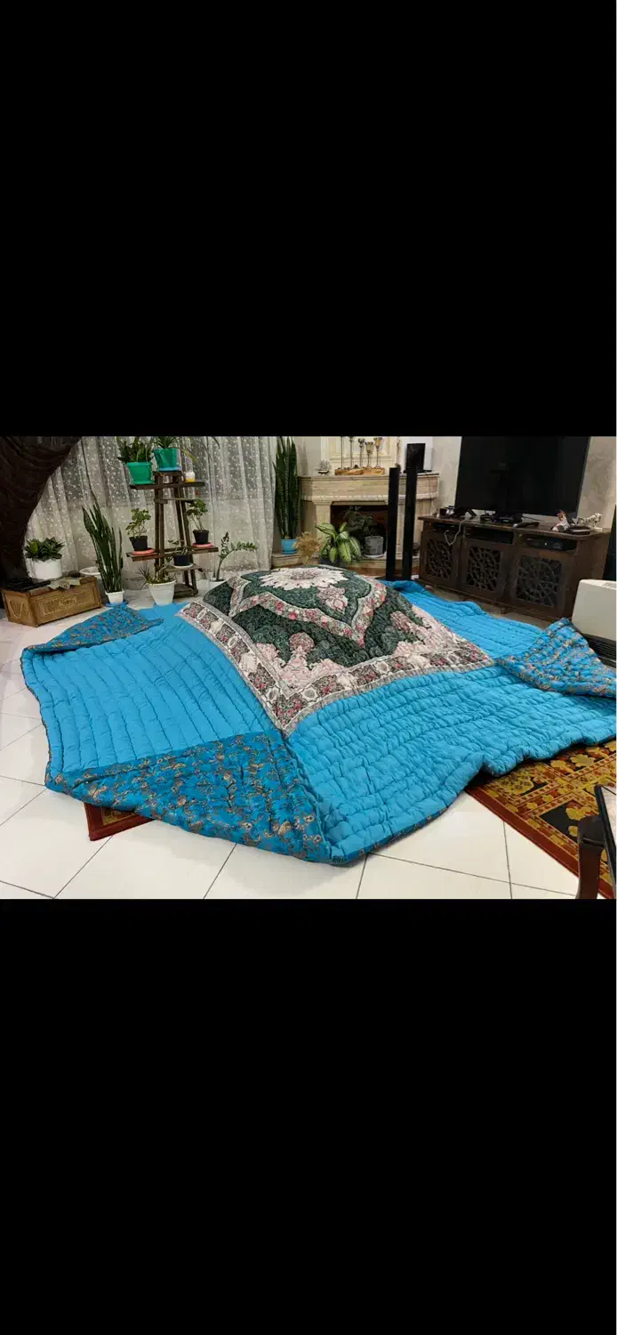 لحاف کرسی ، لحاف عروس|رختخواب، بالش، پتو|مشهد, امام خمینی|دیوار