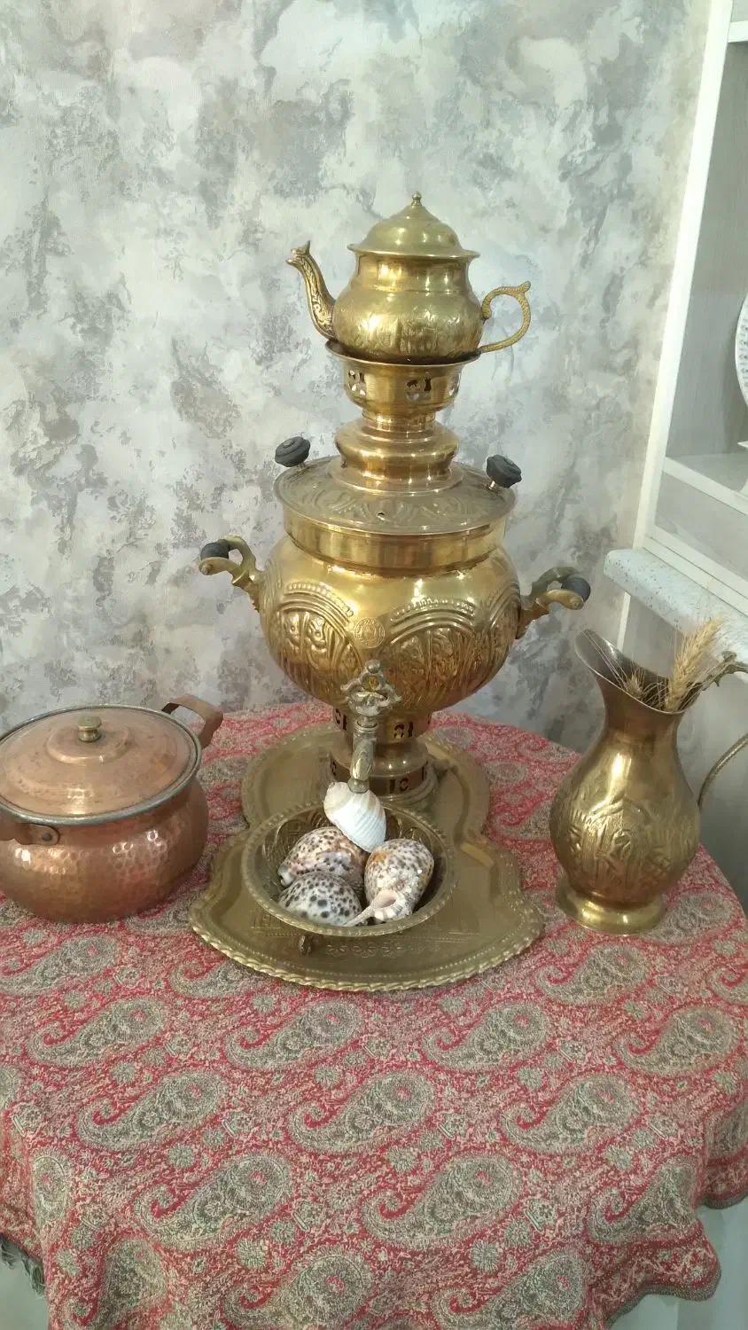 سرویس  سماور ذغالی|سماور، چای‌ساز، قهوه‌ساز|فردیس, منظریه|دیوار