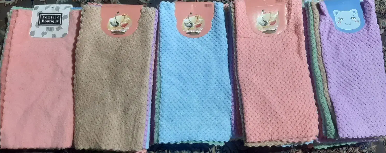 دستمال آشپزخانه و دیس و تخته گوشت بامبو|سفره، حوله، دستمال آشپزخانه|قزوین, |دیوار